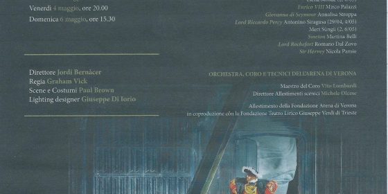 "Kainós Magazine® Anna Bolena al Teatro Filarmonico di Verona"