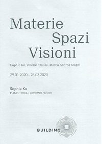 "Kainós Magazine® Materie Spazi Visioni recensione mostra Milano"