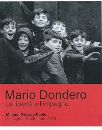 "Kainós® Magazine: Mario Dondero - La libertà e l'impegno - locandina alla recensione alla mostra"