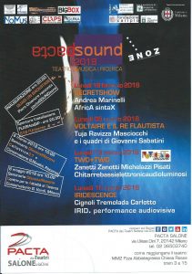 "Kainós Magazine® pactaSOUNDzone al Pacta di Milano"