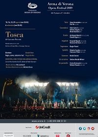 "Kainós Magazine: VERONA OPERA FESTIVAL 2019: TOSCA recensione alla prima all'Arena di Verona"